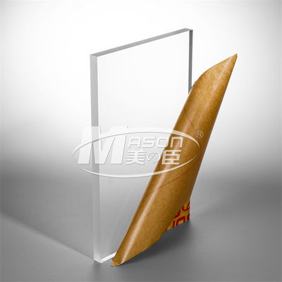 48 " Χ 96 " Χ 0,08 μέσα. Το σαφές ακρυλικό γυαλί φύλλων πάγωσε την άσπρη πλαστική κάλυψη