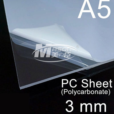 Διαφανές φύλλο 3mm πολυανθράκων πινάκων PC χρήση 4mm 5mm για τη διαφήμιση