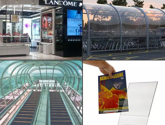Το Antiscratch 4x8 FT λεπταίνει την επιτροπή διακοσμήσεων φύλλων PETG υψηλή σχολιάζει για τη διακόσμηση