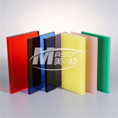 Perspex 2.8mm αδιαφανές μπλε γυαλιού υλικό φύλλων MMA χρώματος ακρυλικό