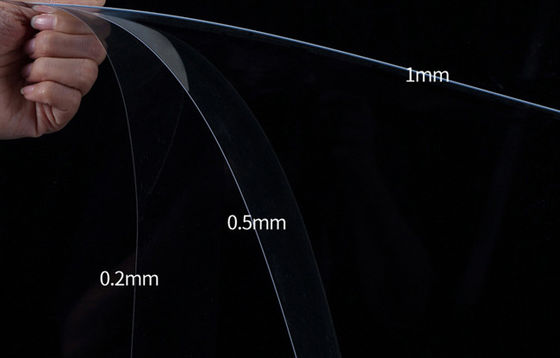 Πλαστική άκαμπτη ταινία 0.5mm διαφανές άκαμπτο φύλλο 1220x2440mm PVC PVC
