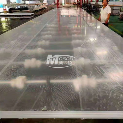 ακρυλικό φύλλο ενυδρείων 8850x3150mm 70mm για τη διακοσμητική πισίνα