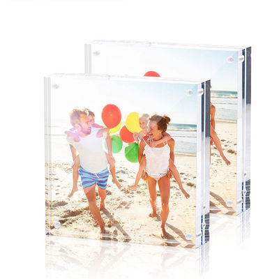 A4 Perspex διαφανές ακρυλικό πλαίσιο φωτογραφιών φραγμών πλαισίων