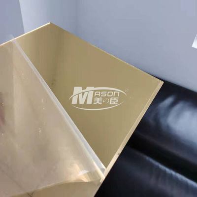 Υψηλός αντανακλαστικός ακρυλικό ασημένιο χρυσό ακρυλικό φύλλο 1mm καθρεφτών καθρεφτών τρόπων