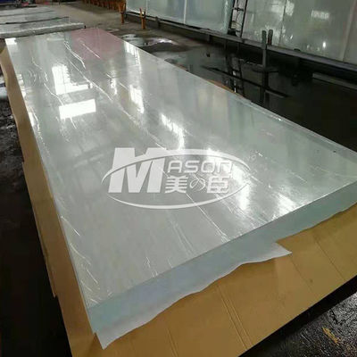 100% Lucite πυκνά 12700x2450mm της Virgin ακρυλικός διαφανής φύλλων ενυδρείων χυτός 