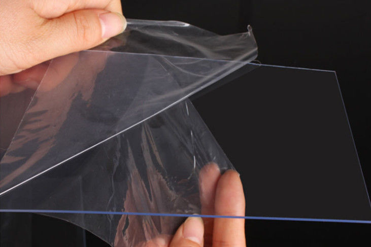 πλαστικό φύλλο φύλλων 4x8 FT PVC 0.3mm 0.5mm διαφανές άκαμπτο