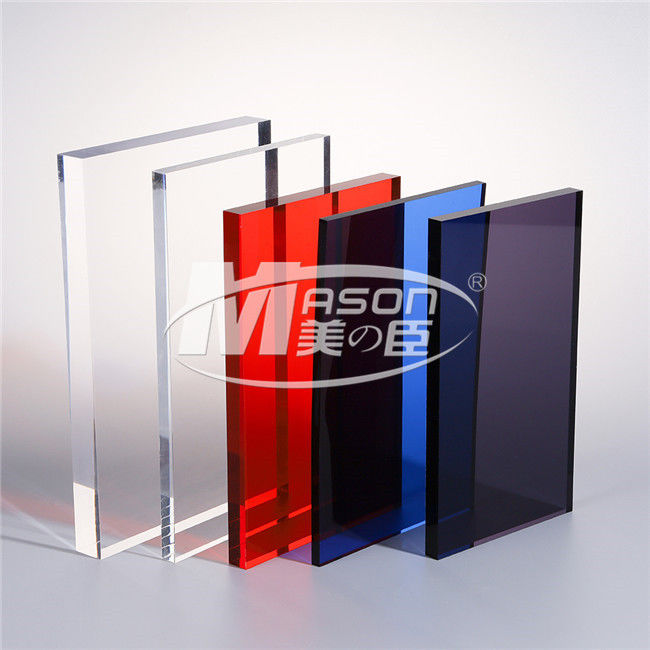 2mm 1220x2440 χρωματίζουν το ακρυλικό πλαστικό Perspex φύλλων γυαλί