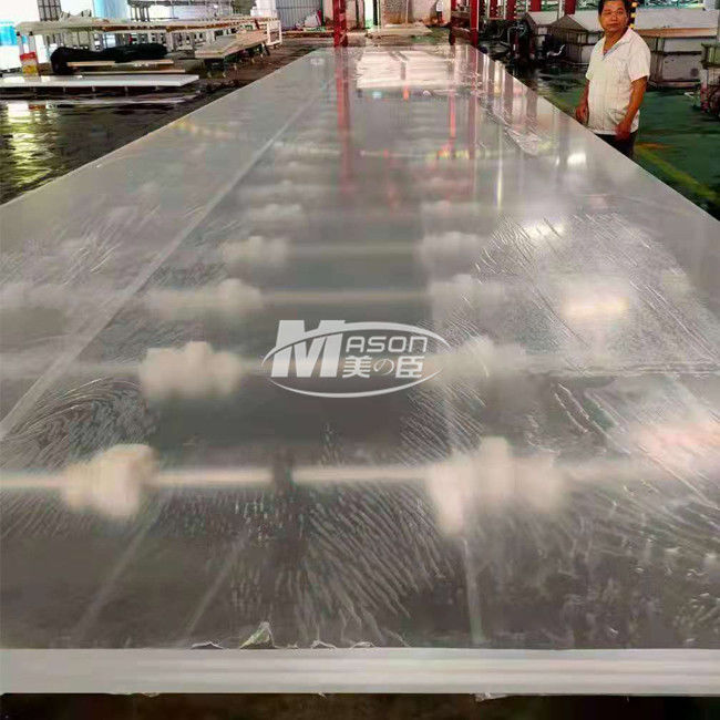ακρυλικό φύλλο ενυδρείων 8850x3150mm 70mm για τη διακοσμητική πισίνα